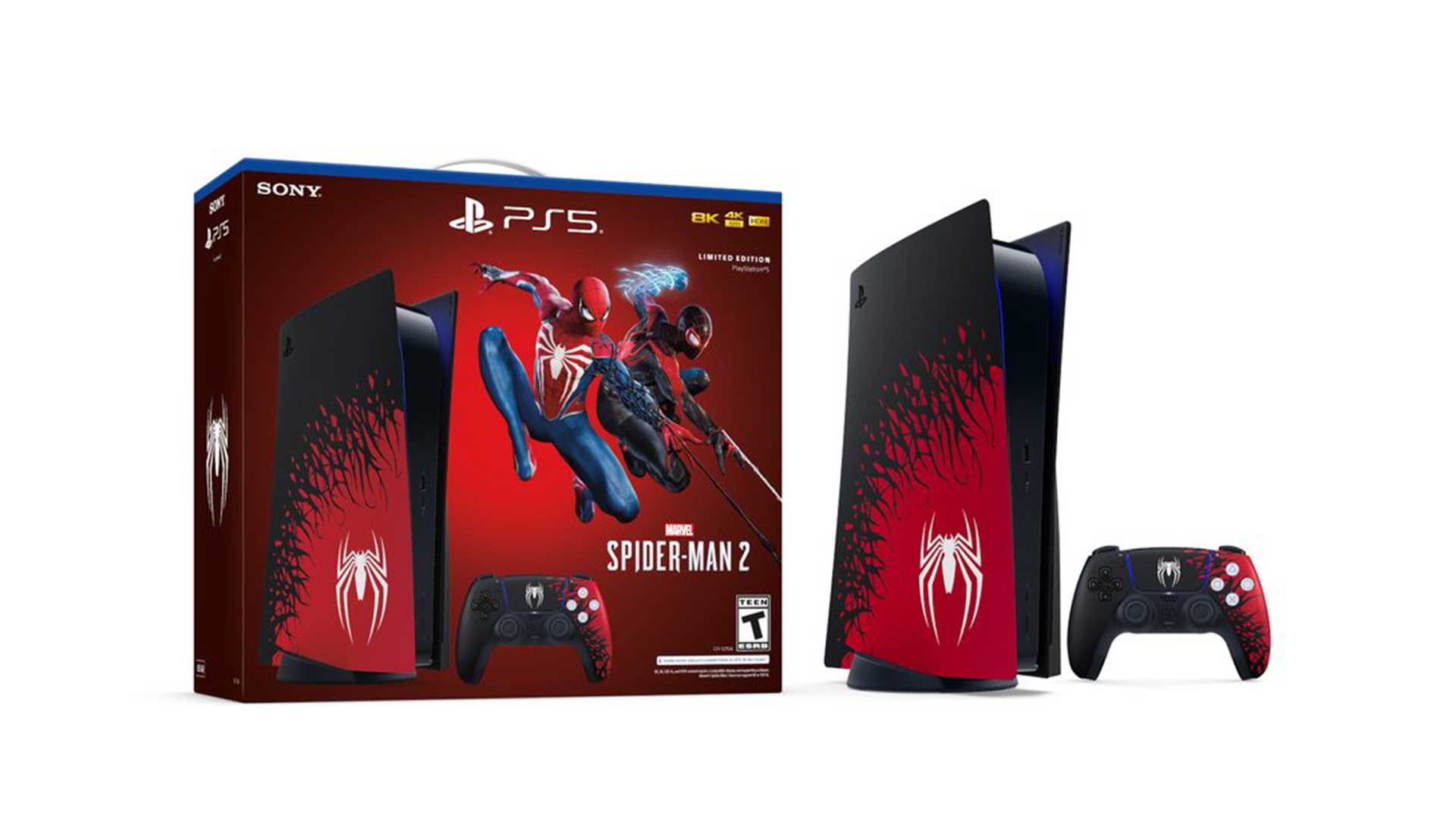 Spider Man 2 Bundle with Custom PS5 and DualSense Coming September