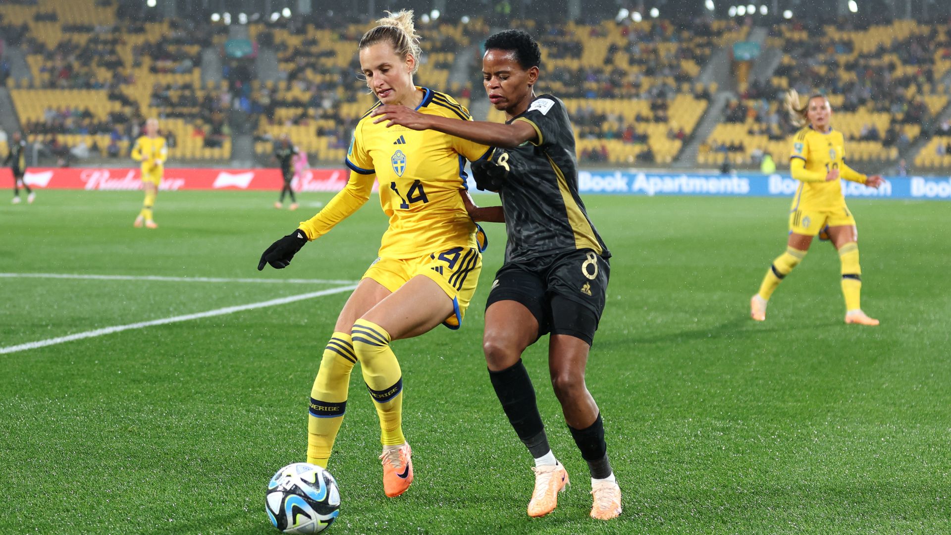 Sweden and South Africa faced off at the Women's World Cup