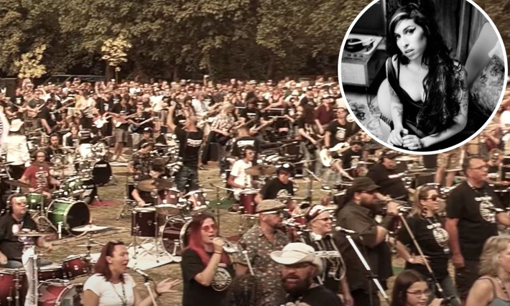 Twelve years without Amy Winehouse: 400 musicians play 'Rehab' together
