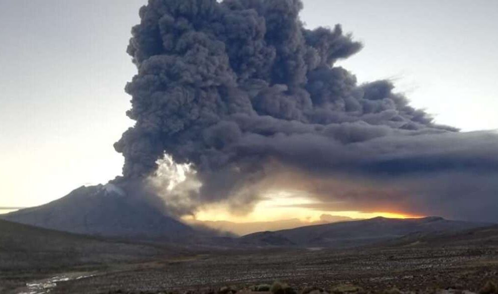 Volcano erupts in Peru and government declares state of emergency