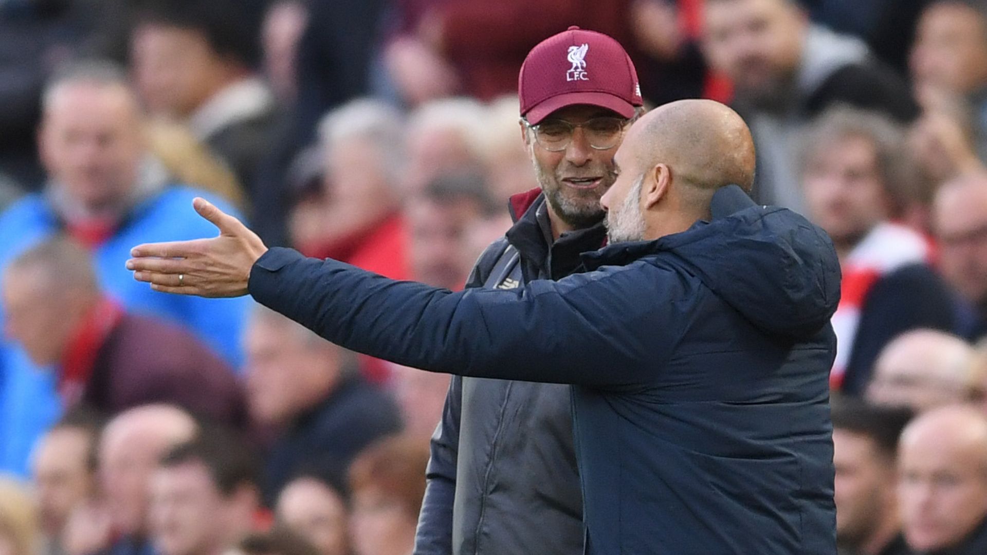 Guardiola and Klopp were rivals in both Germany and England (Credit: Getty Images)