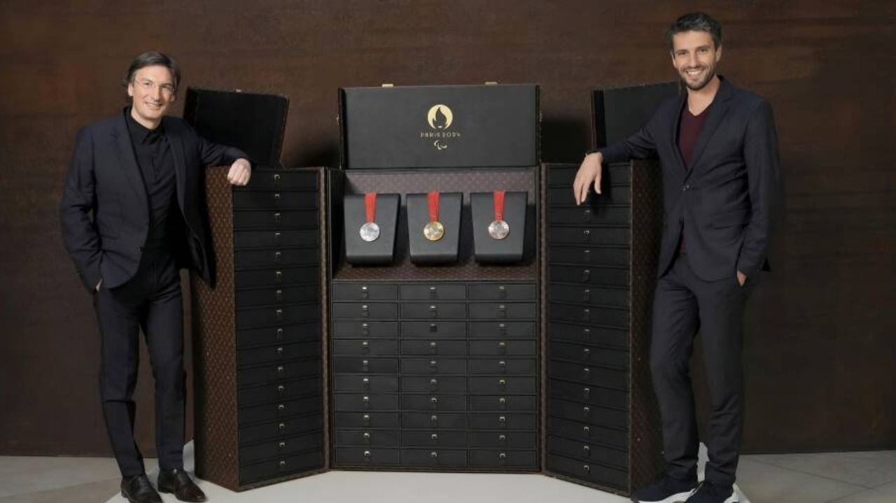 Louis Vuitton develops bespoke trunks for Paris 2024 Olympic medals