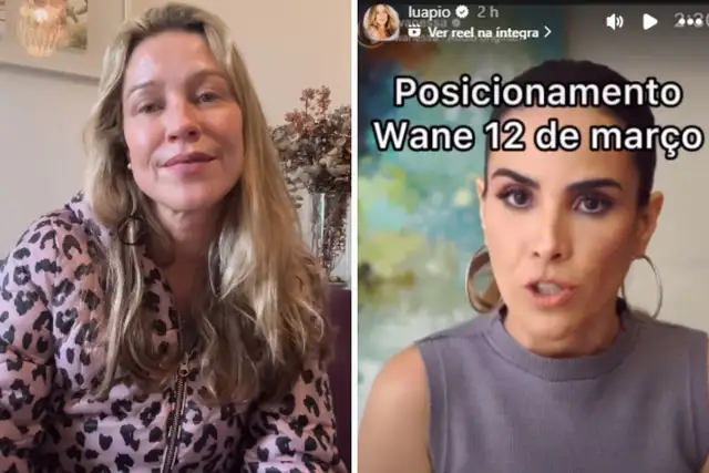 Luana Piovani provokes after Wanessa apologizes to Davi