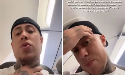 MC Daniel has trouble on a flight after 'camouflaged' boarding