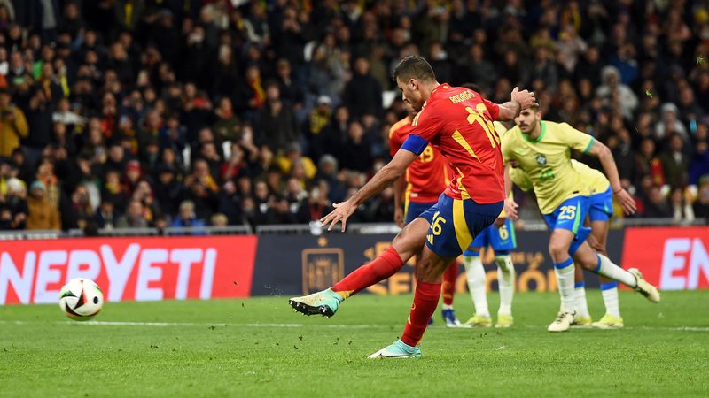 Spain has another questionable penalty and Brazilian fans are angry