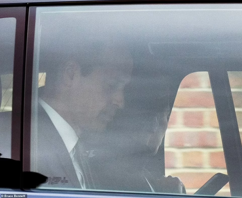 Prince William and Princess Kate leaving Windsor Castle