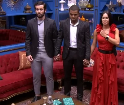 Isabelle, Matteus and Davi for the BBB 24 final