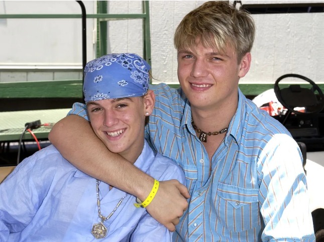 Aaron Carter and brother, Nick.