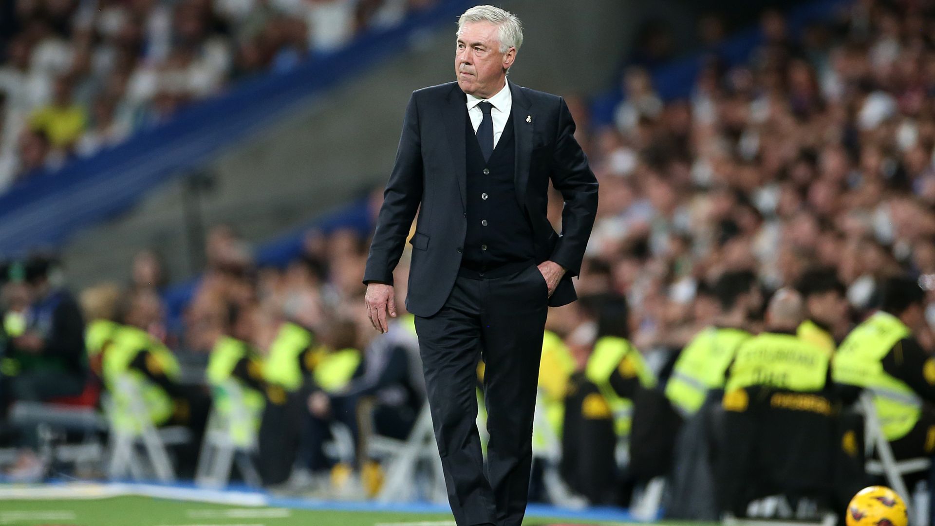 Ancelotti in action for Real Madrid