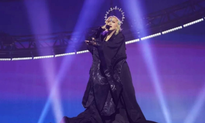 At the premiere of The Celebration Tour, Madonna sets the