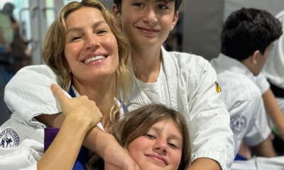 Gisele Bündchen celebrates jiu jitsu achievement alongside her children