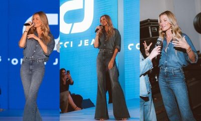 Gisele Bündchen draws attention at a fashion event with a