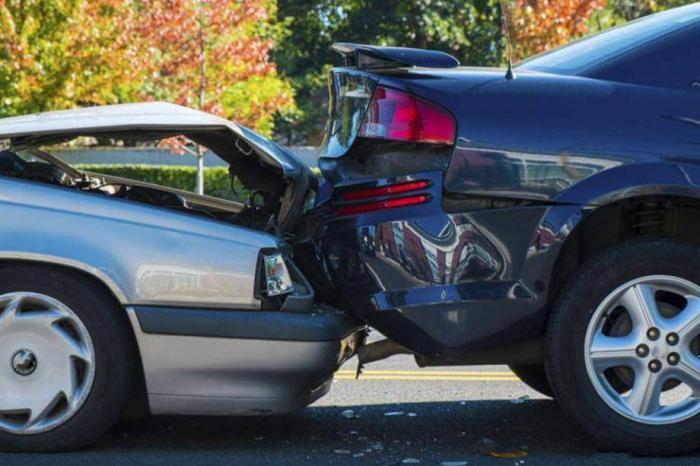 How does a third-party accident on a rental car work?