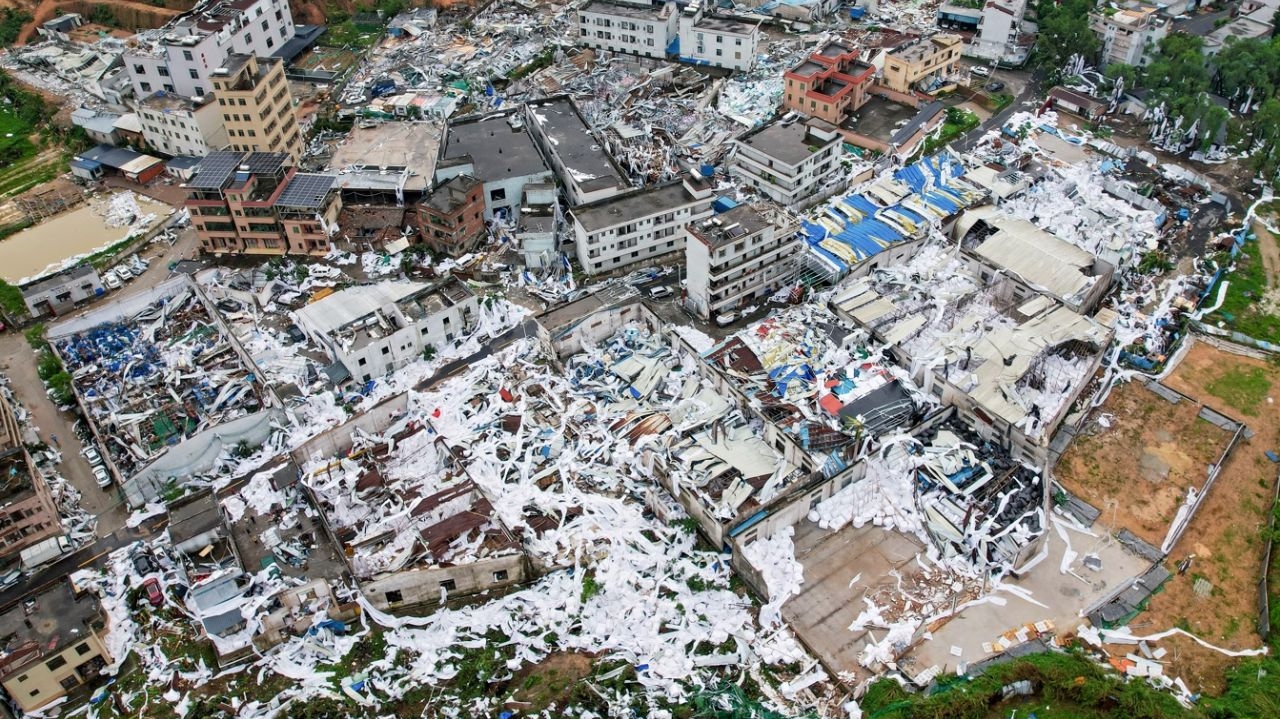 Tornado kills five people and injures 33 in southern China