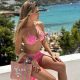 Model Erika Schneider rocks in Ibiza with a crochet bikini