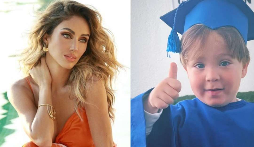 Anahí shares her son Emiliano’s first graduation