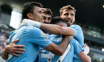City thrash Fulham and take top spot in the Premier