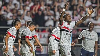 Due to a failure by the opposing goalkeeper, São Paulo