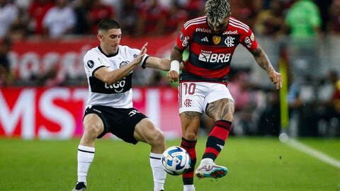 Gabigol in action for Flamengo