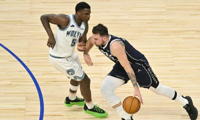 Mavericks beat Wolves in first game of West finals