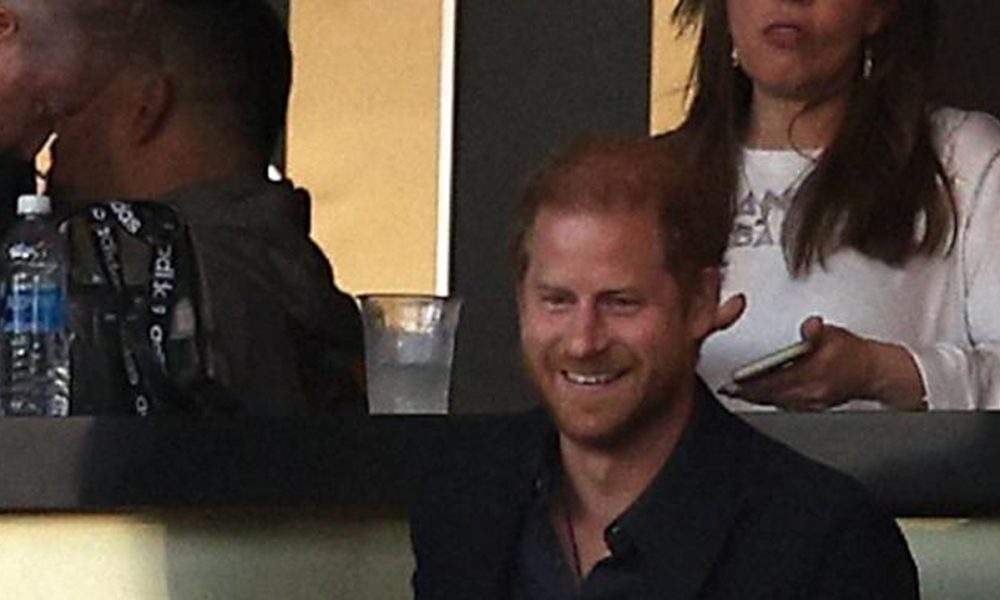 Prince Harry is loved by Hollywood stars at Messi's debut