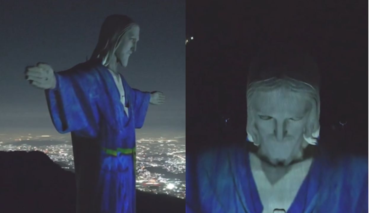 Christ the Redeemer wears South Korean costume to remember the