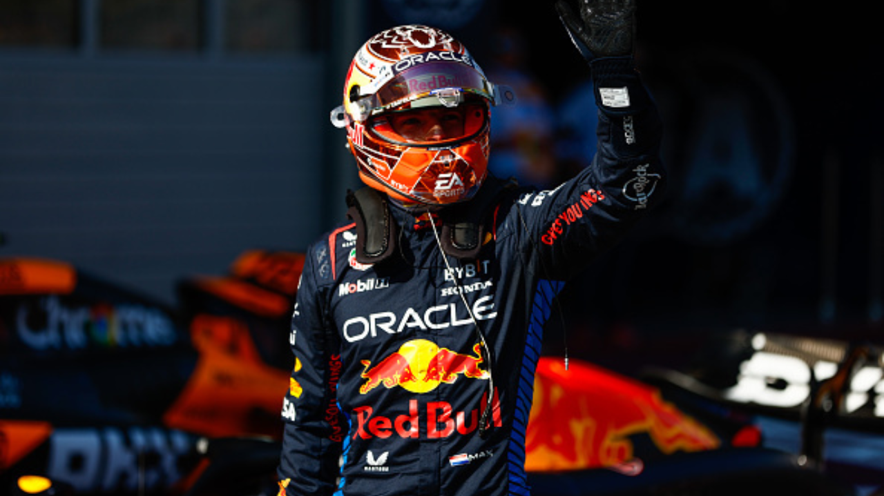 Max Verstappen takes his 40th pole position at the Austrian