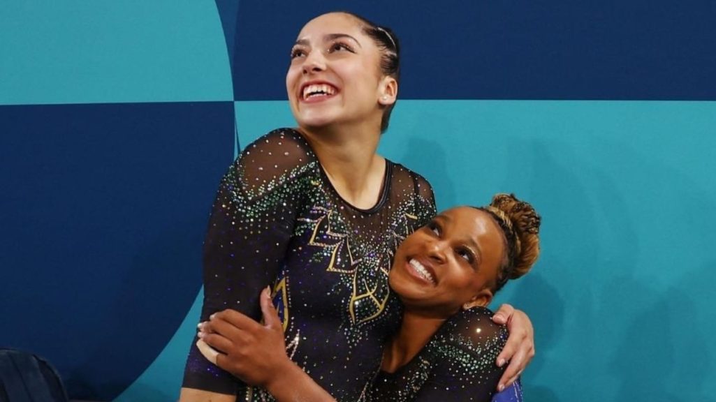 Brazilian gymnasts' makeup draws attention at the 2024 Olympics