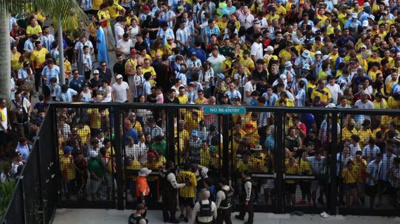 Chaos in Copa America final delays game by 75 minutes