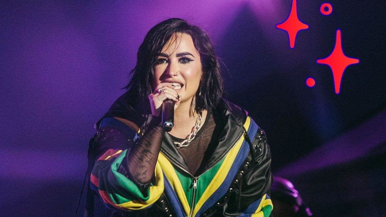 Demi Lovato surprises with new style at The Town show