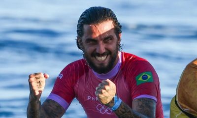 Filipe Toledo is eliminated from the Paris Olympics after losing