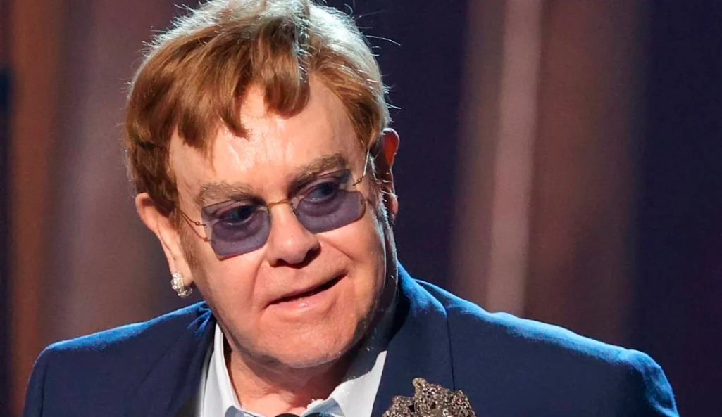 Elton John is back with his family