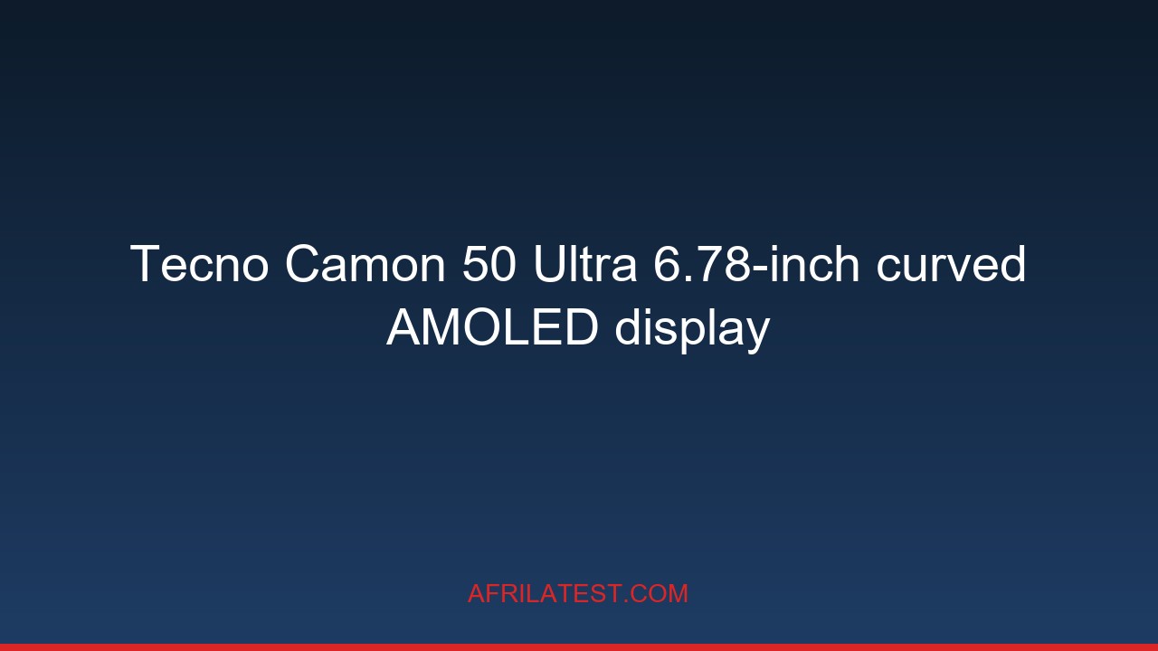 Tecno Camon 50 Ultra