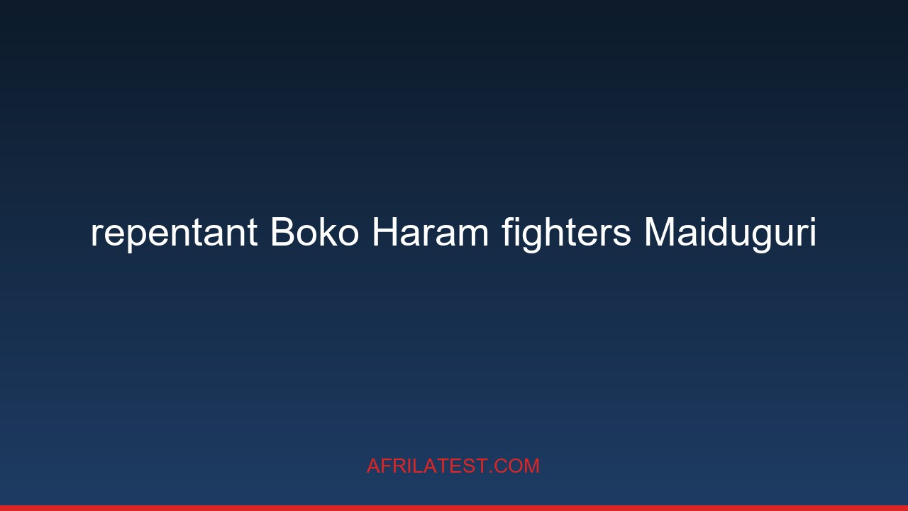 Borno rehabilitation scheme