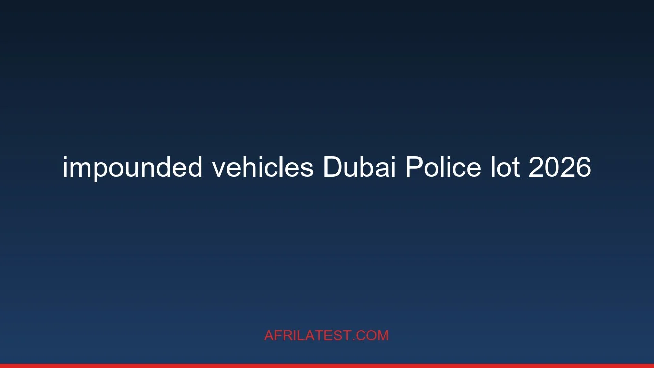Dubai Police fines