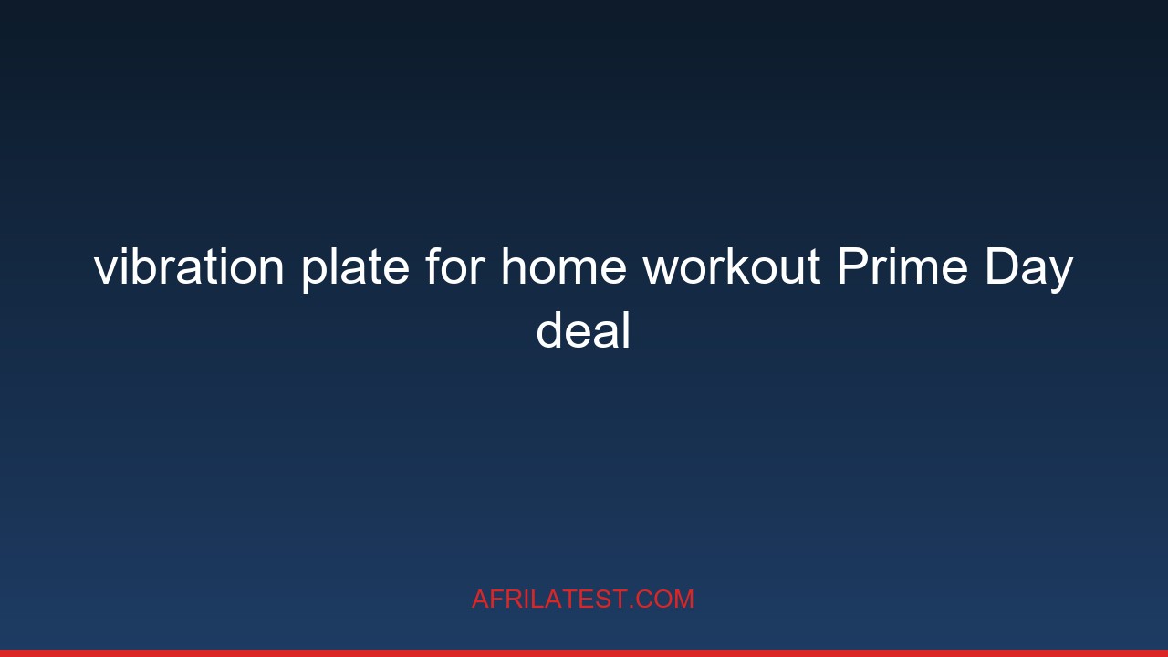 Prime Big Deal Days fitness deals