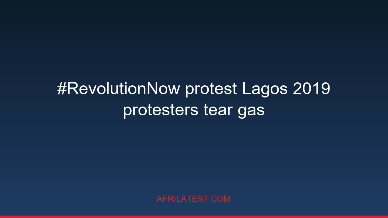 #RevolutionNow protest