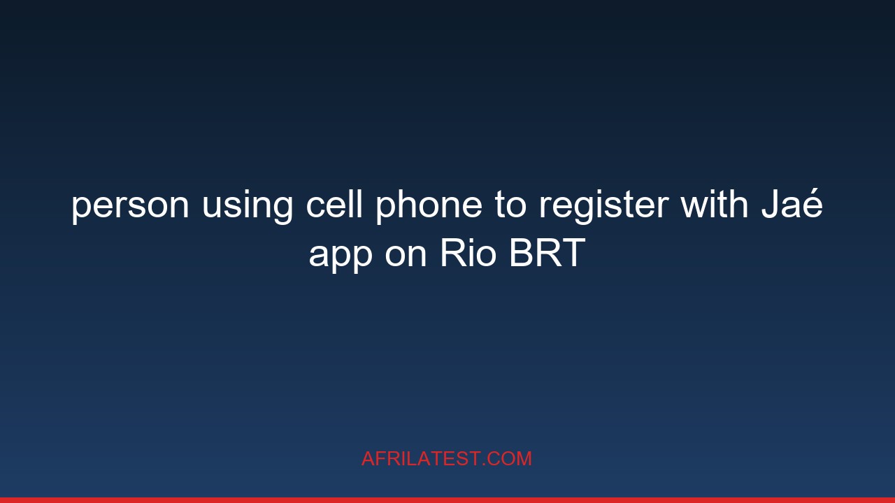 register with Jaé via cell phone