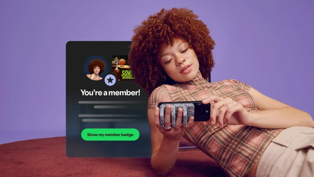 Spotify paid fan memberships