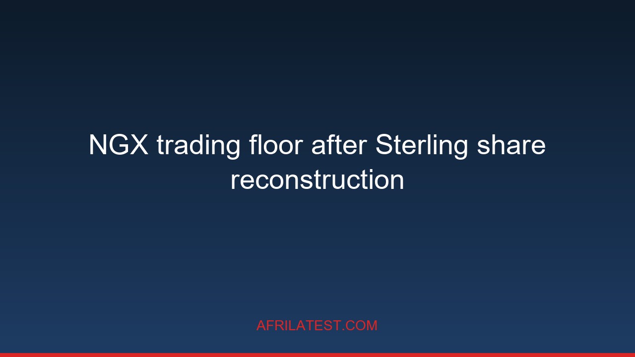 Sterling Financial Holdings relists on NGX