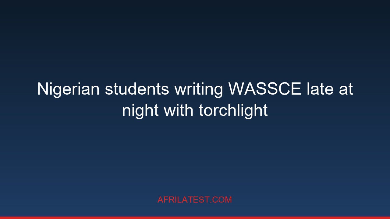 WAEC didn't leak